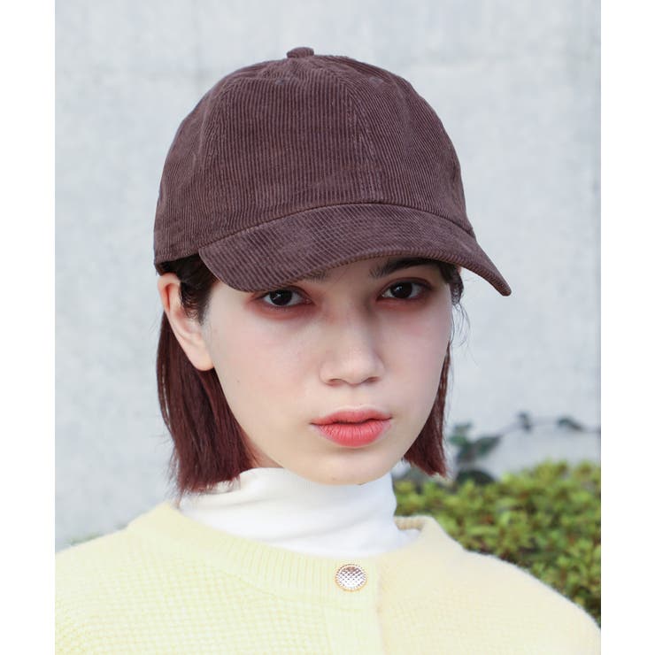 【ダークグレー】【NEWHATTAN】コーデュロイベースボールキャップ[品番：TTMW0000850]｜SETUP7【WOMEN