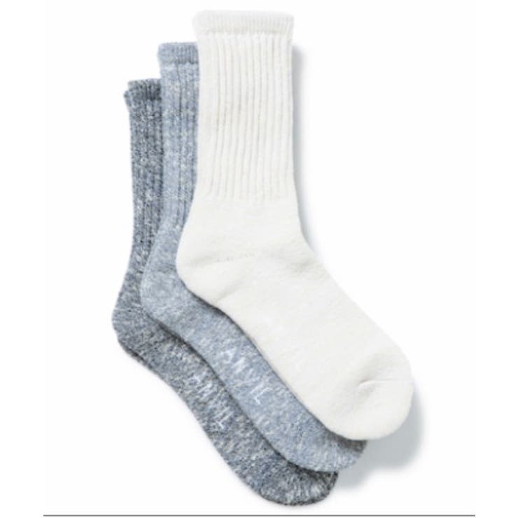 グレー系その他2 | 3パック クルーソックス 3P | SETUP7【MEN】