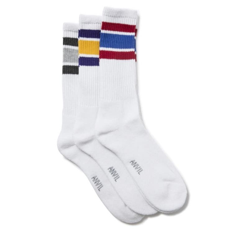 ホワイト系その他 | 3パック クルーソックス 3P | SETUP7【MEN】