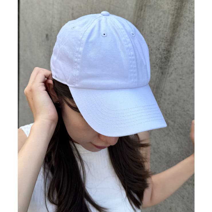 ホワイト | 【NEWHATTAN】NYC 6パネル ベースボールCAP/ニューハッタン | SETUP7【WOMEN】