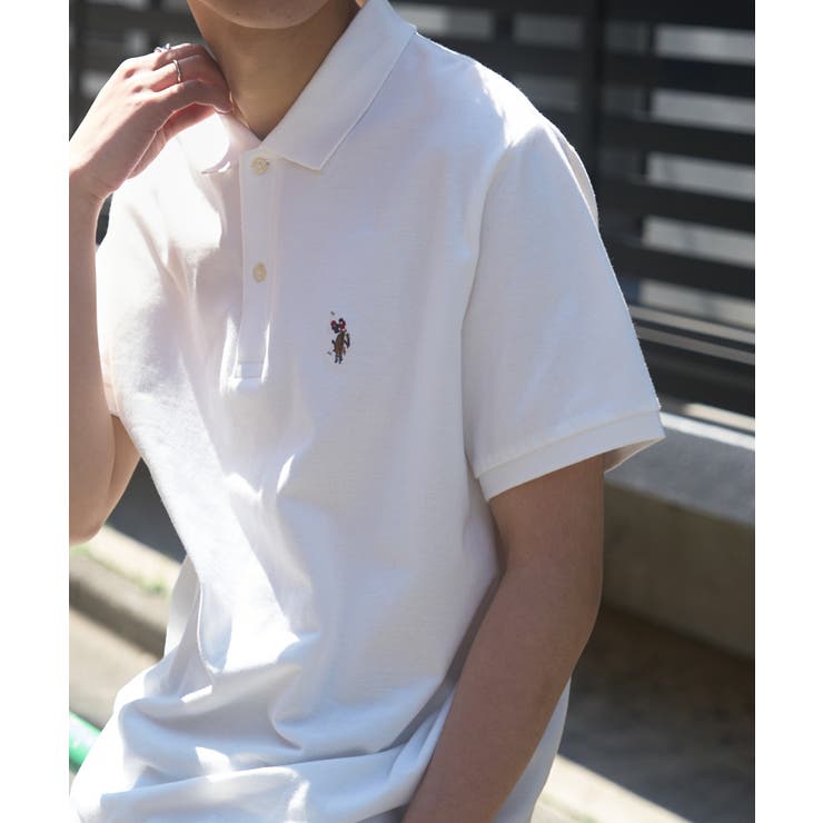 ホワイト系その他3 | 【U.S. POLO ASSN.】ワンポイントロゴPOLOシャツ | SETUP7【WOMEN】