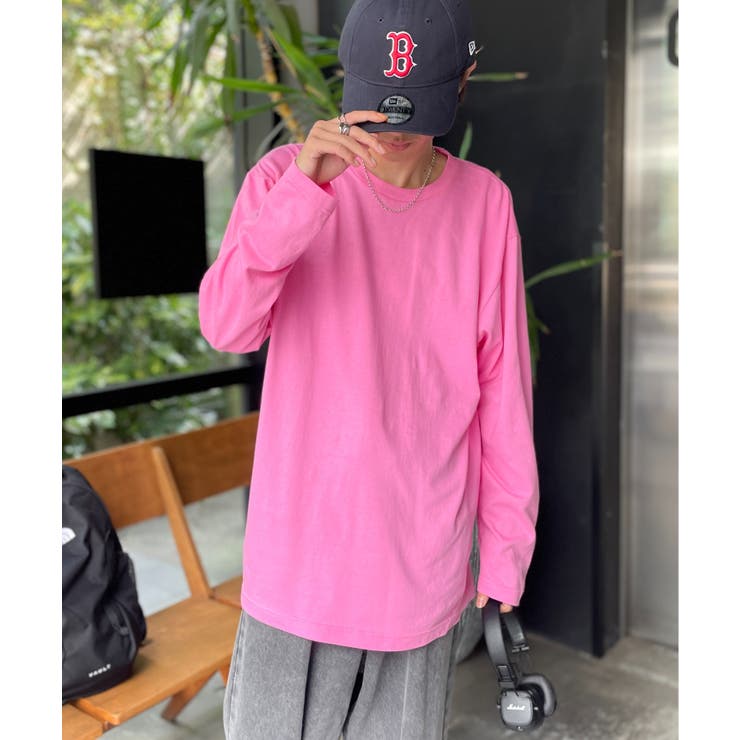 ピンク系 | 【printstar】5 6オンス ヘビーウェイトロングスリーブTシャツ | SETUP7【WOMEN】