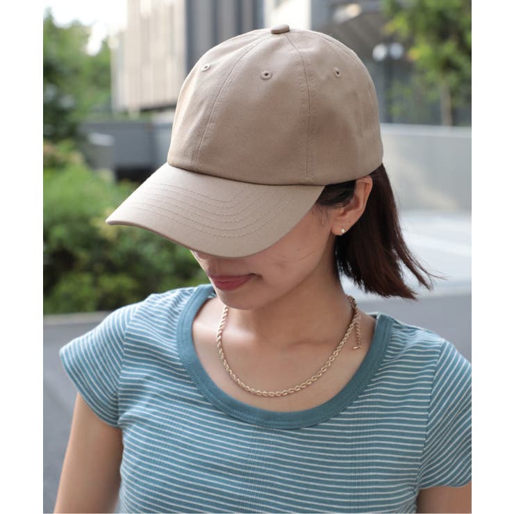 ライトベージュ | 【UNITED ATHLE】コットンツイルローキャップ 9670 | SETUP7【WOMEN】