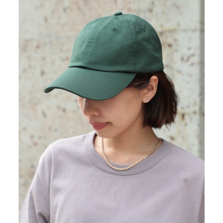 グリーン | 【UNITED ATHLE】コットンツイルローキャップ 9670 | SETUP7【WOMEN】