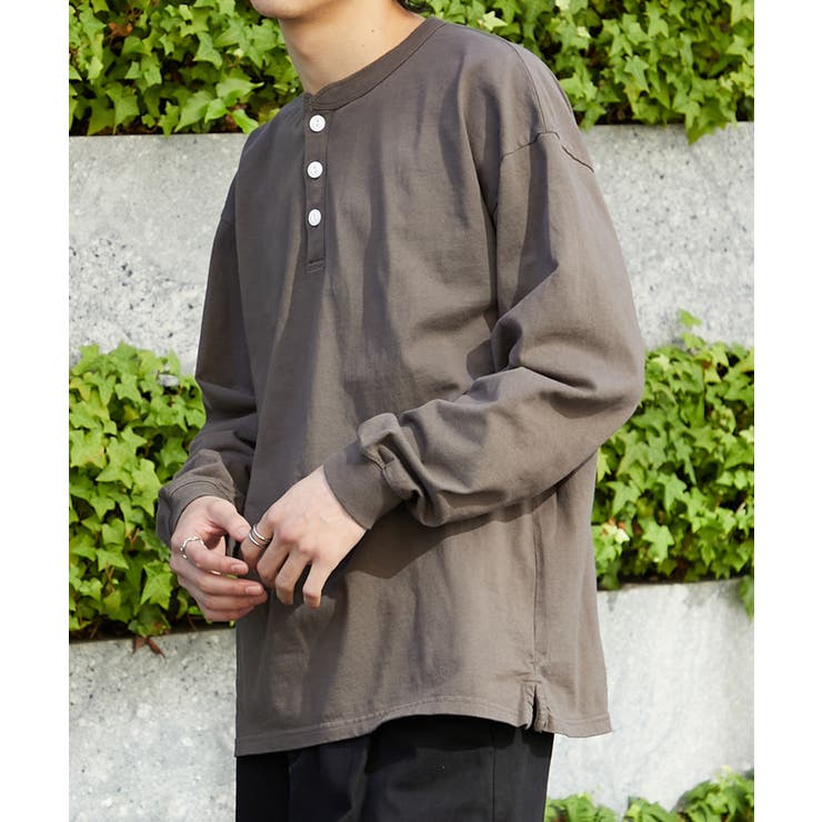ヘンリーネック L S[品番：TTMW0002366]｜SETUP7【MEN