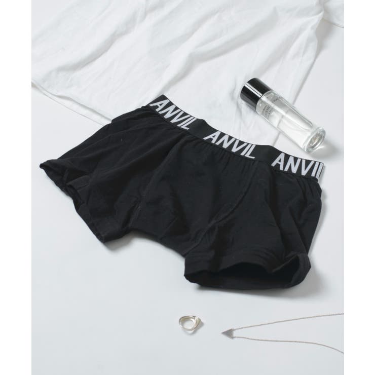 ブラック | 【ANVIL】 太ベルトボクサーパンツ ANV0531 | SETUP7【MEN】