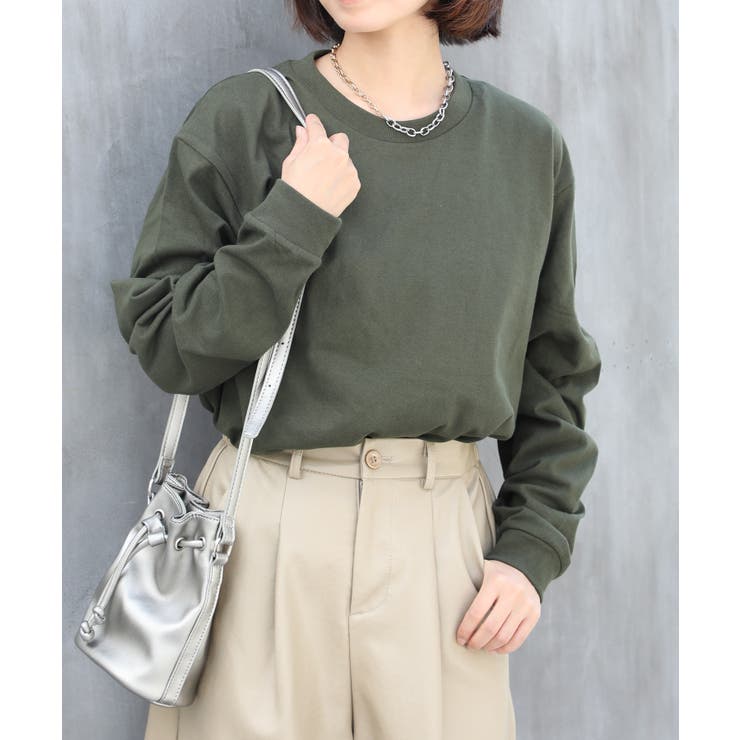 オリーブ | 【Printstar】5 6オンス ヘビーウェイトLS | SETUP7【WOMEN】