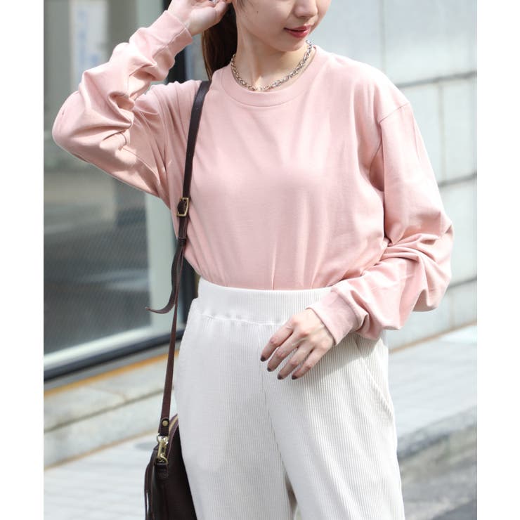 ピンク | 【Printstar】5 6オンス ヘビーウェイトLS | SETUP7【WOMEN】