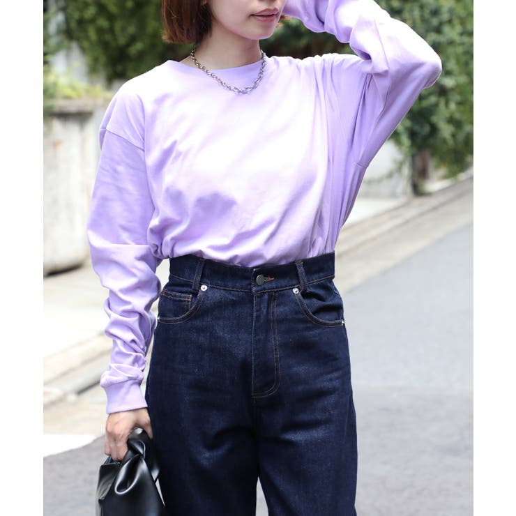 パープル | 【Printstar】5 6オンス ヘビーウェイトLS | SETUP7【WOMEN】