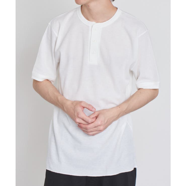 【Healthknit】ヘンリーネックワッフル半袖パックTEEシャツ サーマル半… | SETUP7【MEN】 | 詳細画像2 