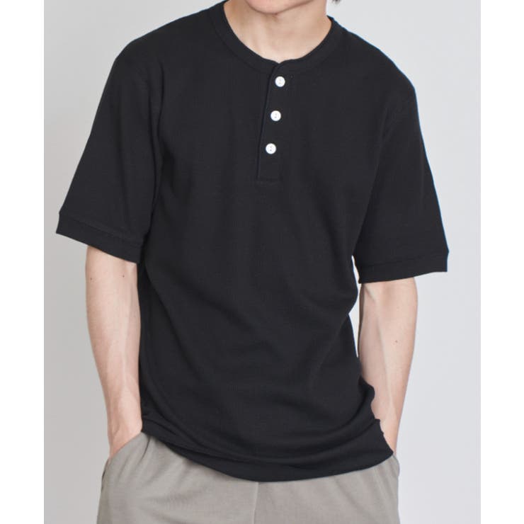 【Healthknit】ヘンリーネックワッフル半袖パックTEEシャツ サーマル半… | SETUP7【MEN】 | 詳細画像4 