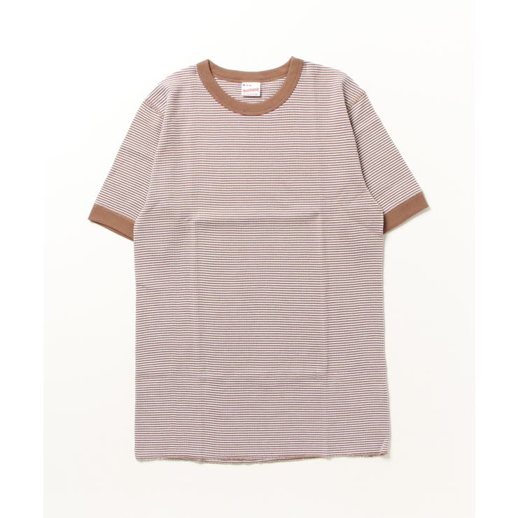 ブラウン | 【Healthknit】クルーネックワッフル半袖パックTEEシャツ サーマル半袖… | SETUP7【MEN】