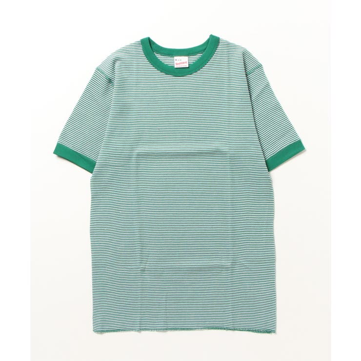 グリーン | 【Healthknit】クルーネックワッフル半袖パックTEEシャツ サーマル半袖… | SETUP7【MEN】