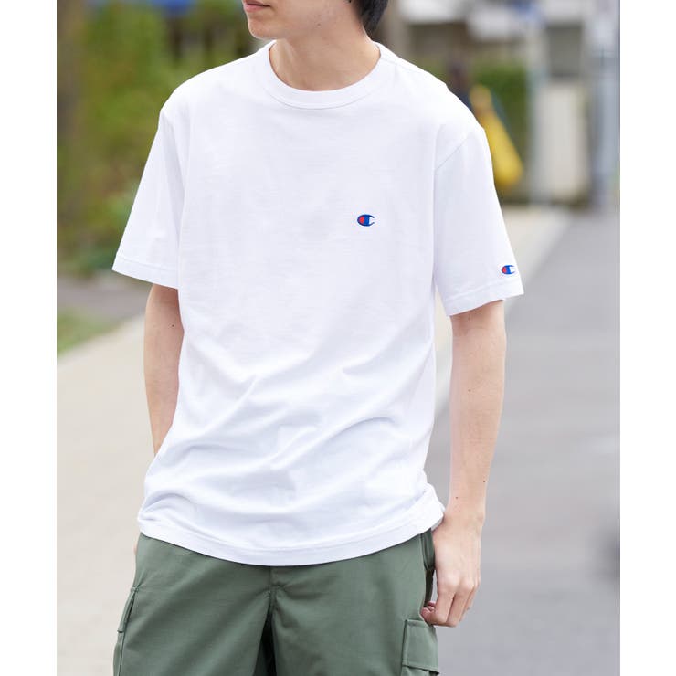 mens white champion shirt