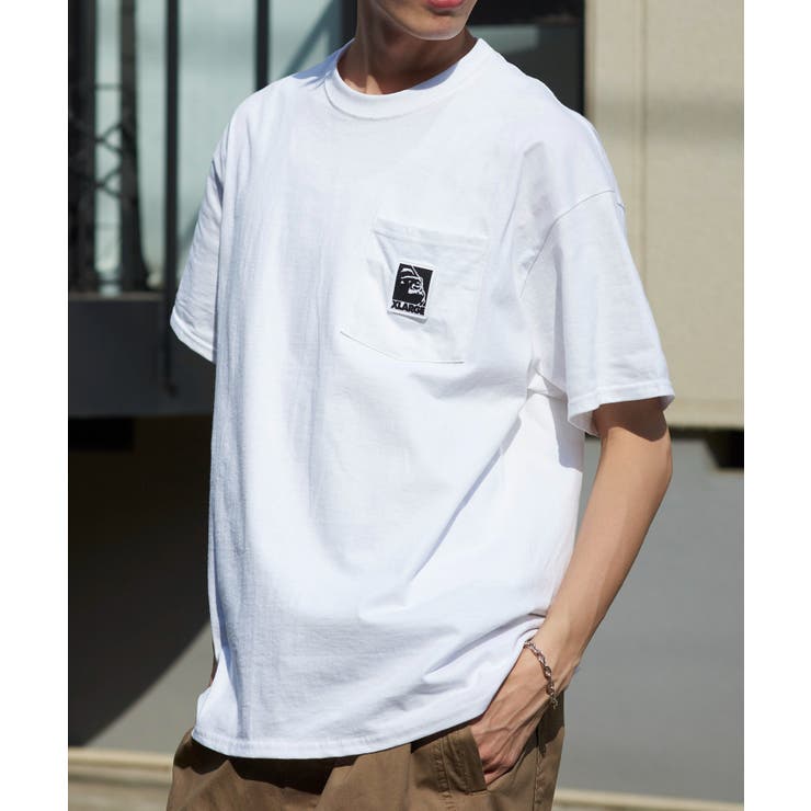 【XLARGE】フロントロゴポケットTシャツ