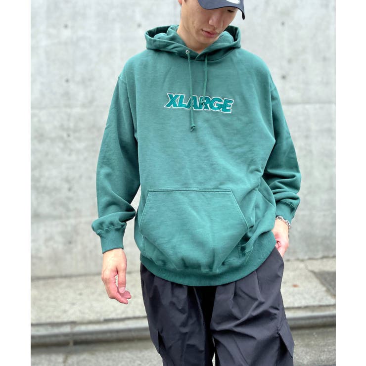 ブラウン】【XLARGE】フロントロゴパーカー[品番：TTMW0000800