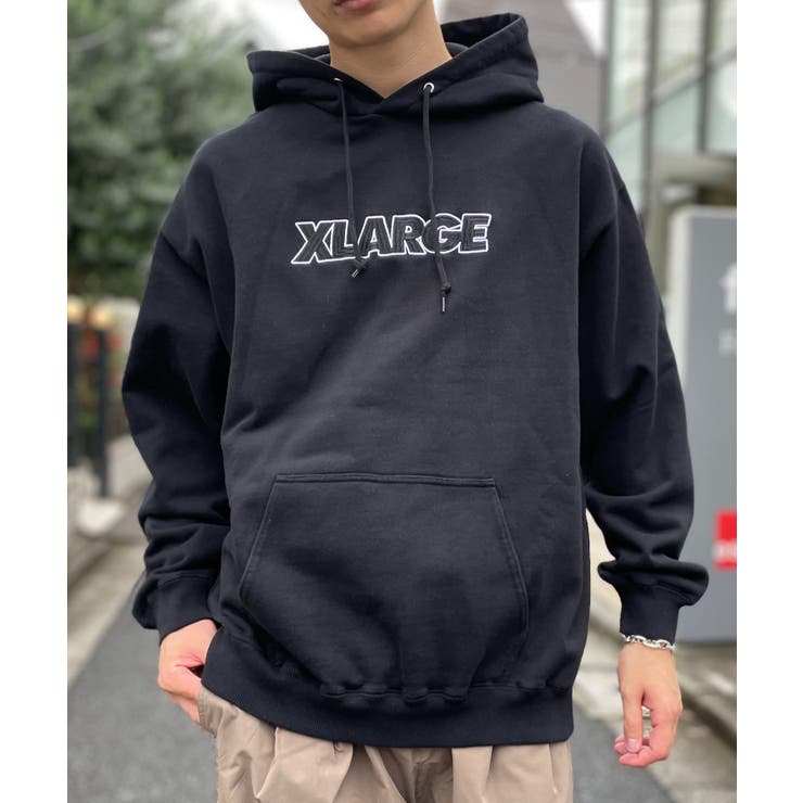 【XLARGE】フロントロゴパーカー