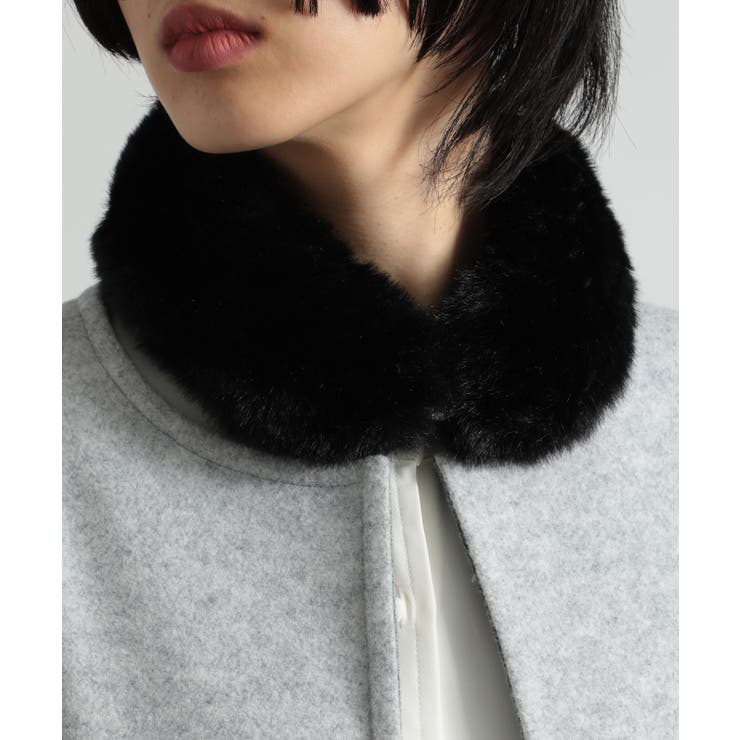 ブラック | 【SETUP7】エコ FUR プチマグネット付き CLIR | SETUP7【WOMEN】