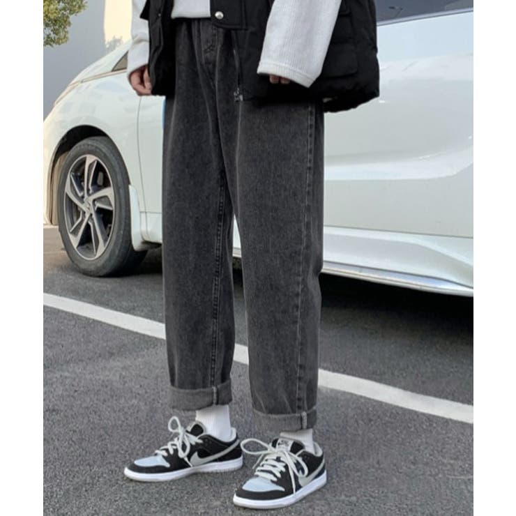 ブラック | 履きやすさ抜群！【SETUP7】ウエストゴムイージーデニムパンツ KNF | SETUP7【MEN】