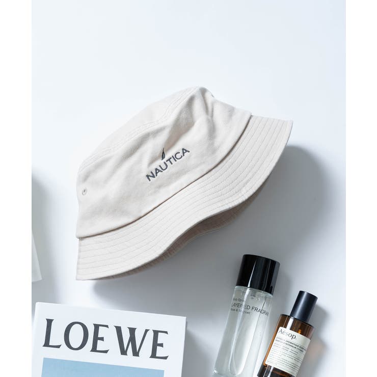 ベージュ | ノーティカロゴ刺繍バケットハット BUCKET HAT | SETUP7【MEN】