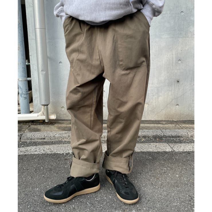 MAISON CLUB】ワイド裾上げベイカーパンツ KNF[品番：TTMW0000824