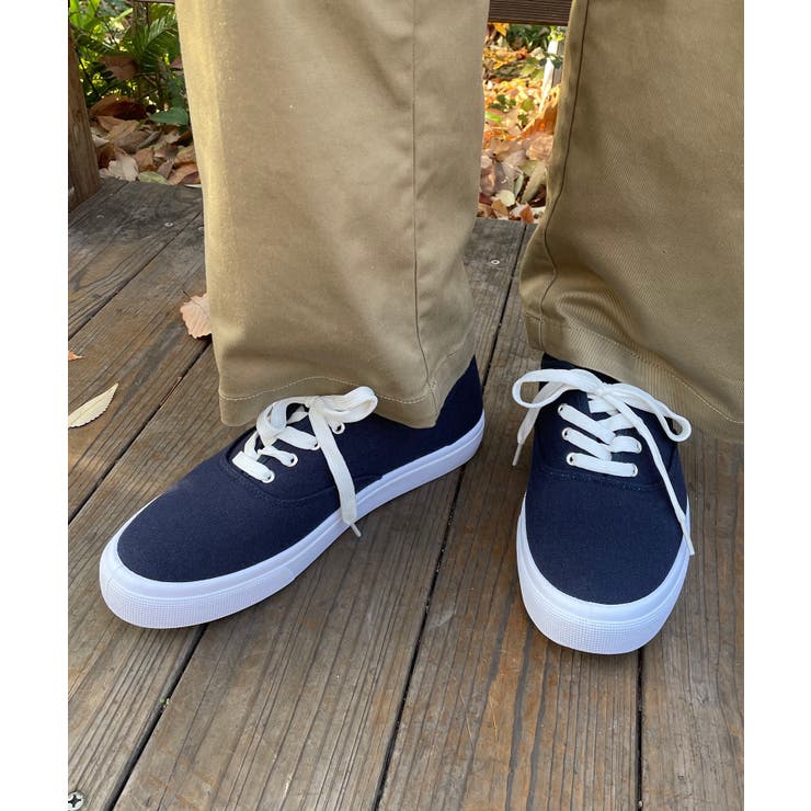 ネイビー | 【SETUP7】紐付きスニーカー メンズ JIP | SETUP7【MEN】