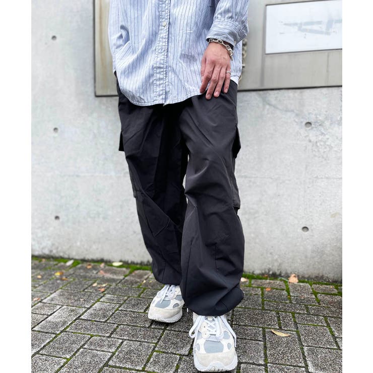 ユーティリティーウォーターレジストオーバーサイズカーゴパンツ | SETUP7【MEN】 | 詳細画像4 