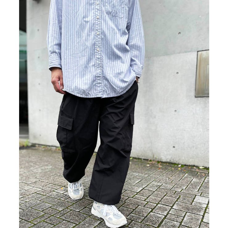 ユーティリティーウォーターレジストオーバーサイズカーゴパンツ | SETUP7【MEN】 | 詳細画像7 