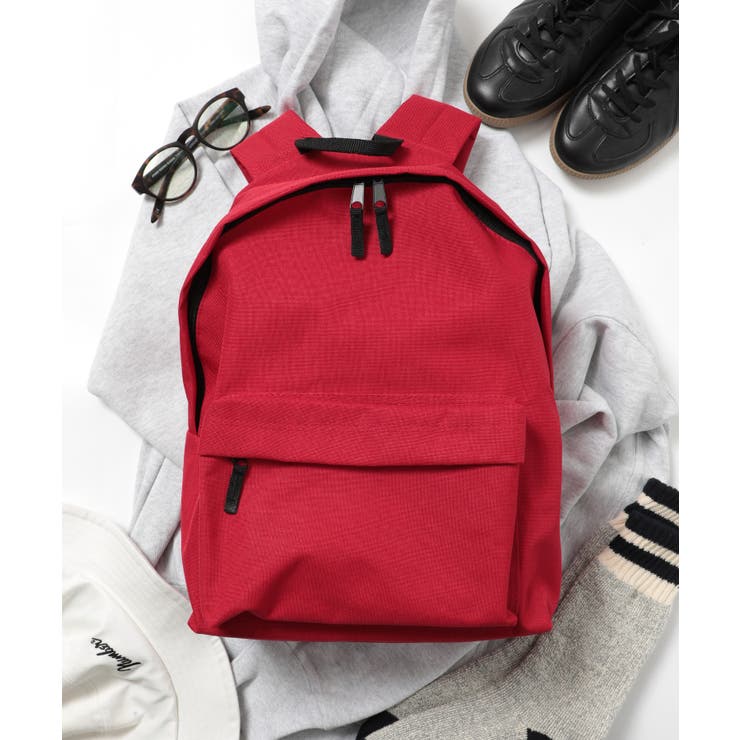 レッド | カラバリ豊富！オリジナルファッションバックパック_18L BG125 | SETUP7【MEN】
