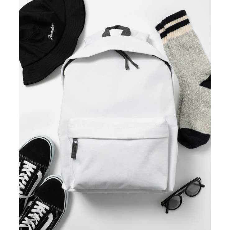 ホワイト | カラバリ豊富！オリジナルファッションバックパック_18L BG125 | SETUP7【MEN】