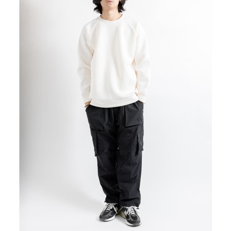 ドライストレッチクルーネックトレーナー長袖 ダンボールニット MS2131 | SETUP7【MEN】 | 詳細画像10 