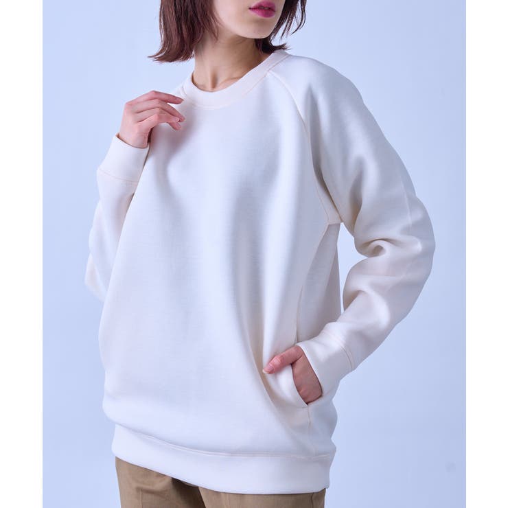 ドライストレッチクルーネックトレーナー長袖 ダンボールニット MS2131 | SETUP7【MEN】 | 詳細画像13 