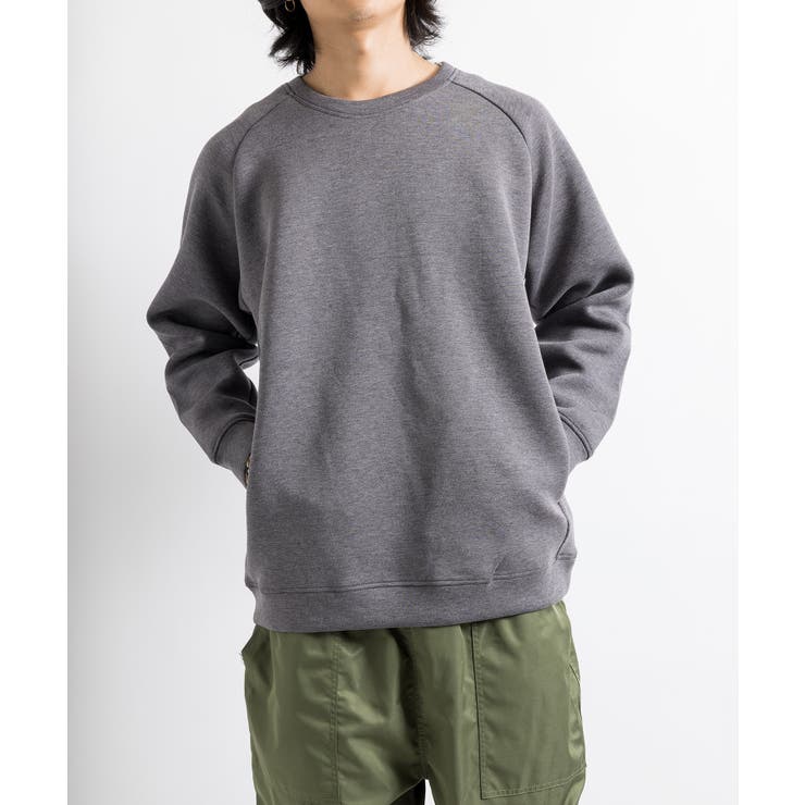 ドライストレッチクルーネックトレーナー長袖 ダンボールニット MS2131 | SETUP7【MEN】 | 詳細画像15 