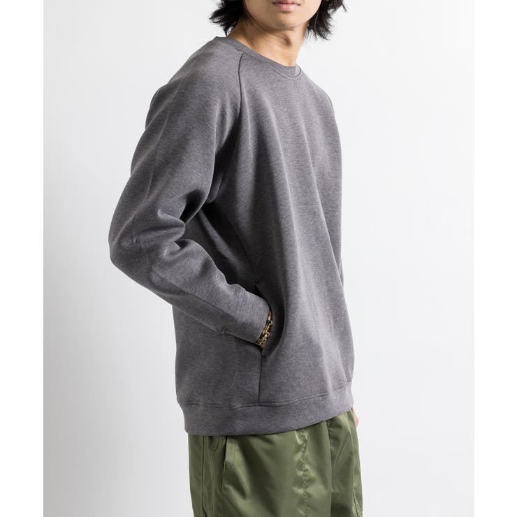 ドライストレッチクルーネックトレーナー長袖 ダンボールニット MS2131 | SETUP7【MEN】 | 詳細画像16 