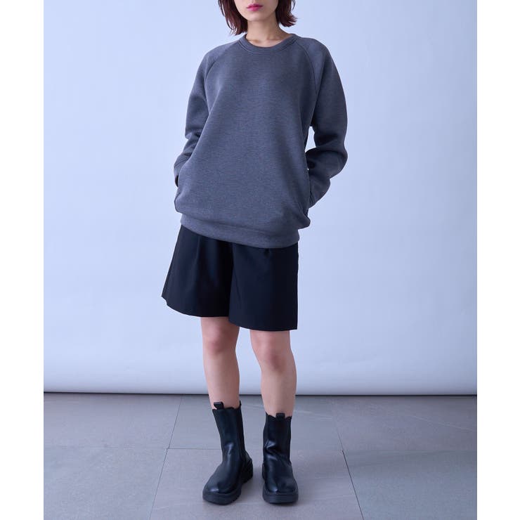 ドライストレッチクルーネックトレーナー長袖 ダンボールニット MS2131 | SETUP7【MEN】 | 詳細画像21 