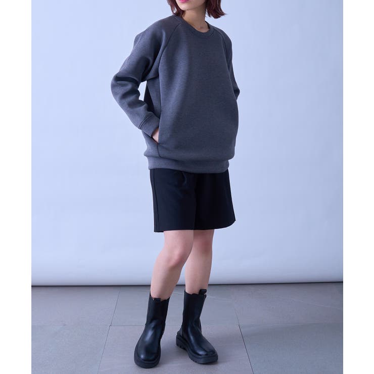 ドライストレッチクルーネックトレーナー長袖 ダンボールニット MS2131 | SETUP7【MEN】 | 詳細画像22 