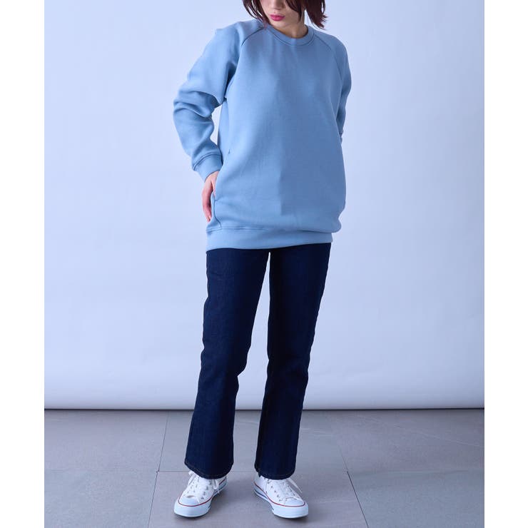 ドライストレッチクルーネックトレーナー長袖 ダンボールニット MS2131 | SETUP7【MEN】 | 詳細画像33 