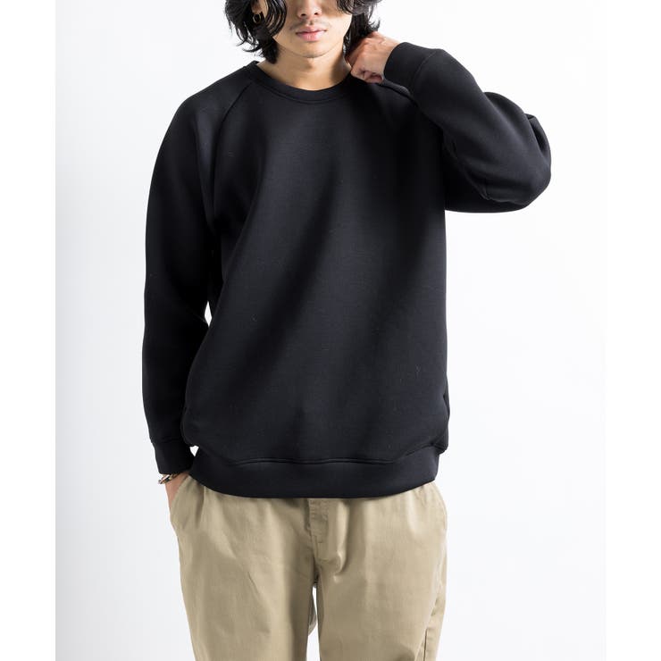ドライストレッチクルーネックトレーナー長袖 ダンボールニット MS2131 | SETUP7【MEN】 | 詳細画像4 