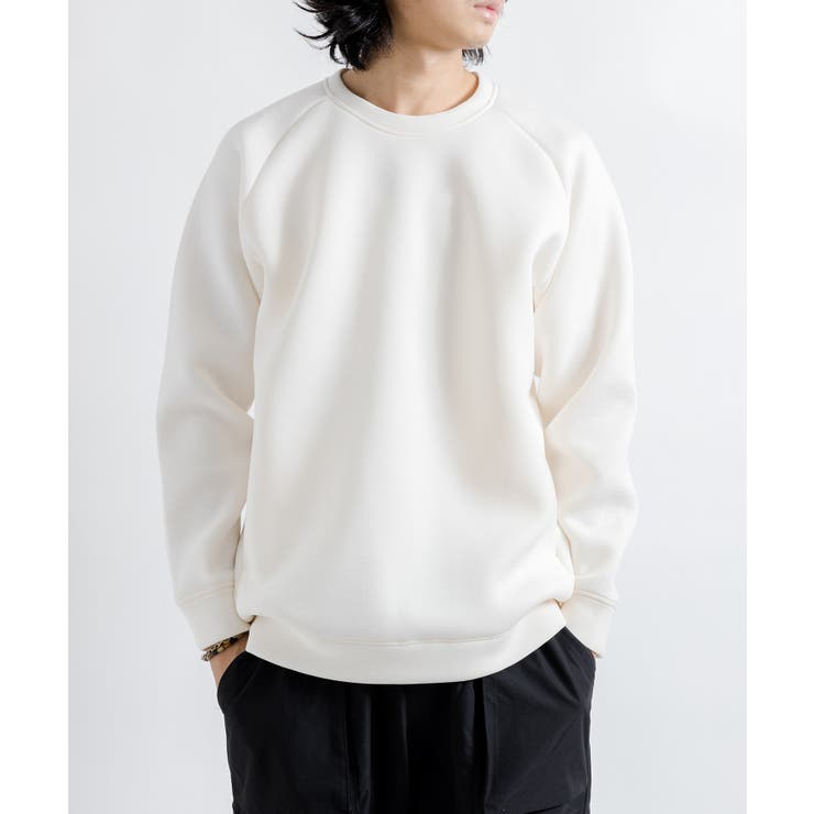 ドライストレッチクルーネックトレーナー長袖 ダンボールニット MS2131 | SETUP7【MEN】 | 詳細画像8 