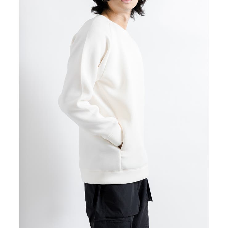 ドライストレッチクルーネックトレーナー長袖 ダンボールニット MS2131 | SETUP7【MEN】 | 詳細画像9 