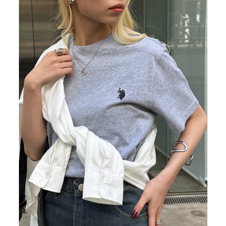 ワンポイントクラシカルポニー刺繍Tシャツ Classical PONY[品番