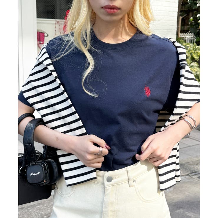 ワンポイントクラシカルポニー刺繍Tシャツ Classical PONY[品番