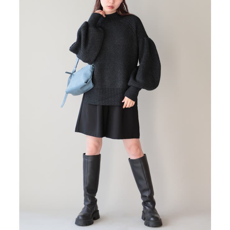 【SETUP7】バルーンスリーブハイネックプルオーバーニット trc | SETUP7【WOMEN】 | 詳細画像10 