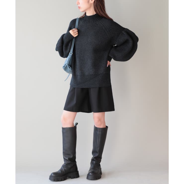 【SETUP7】バルーンスリーブハイネックプルオーバーニット trc | SETUP7【WOMEN】 | 詳細画像12 