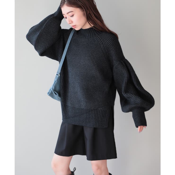 【SETUP7】バルーンスリーブハイネックプルオーバーニット trc | SETUP7【WOMEN】 | 詳細画像8 