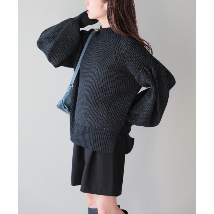 【SETUP7】バルーンスリーブハイネックプルオーバーニット trc | SETUP7【WOMEN】 | 詳細画像9 