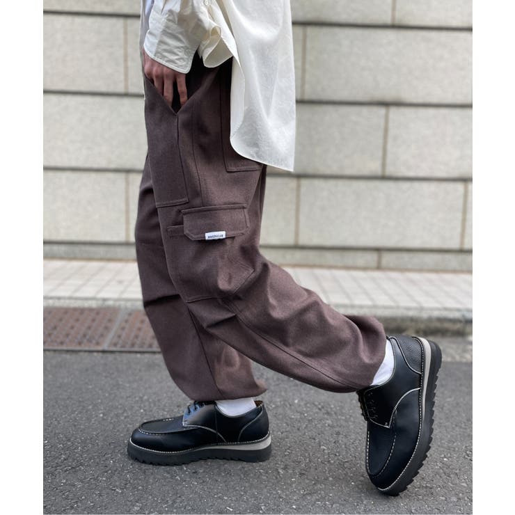 SETUP7】ブラッシュドベーシックオーバーサイズカーゴパンツ[品番