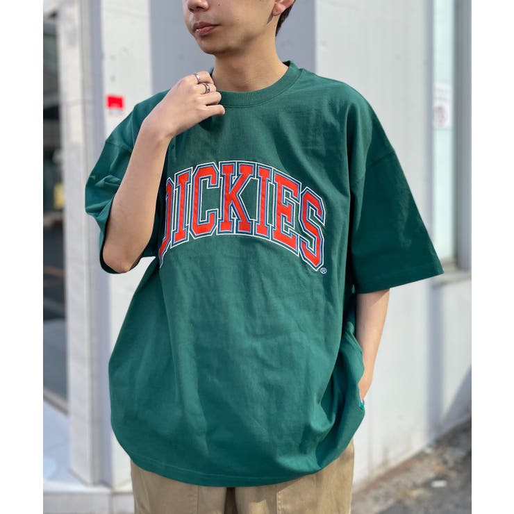 Dickies】天竺カレッジアップリケ半そでTシャツ 3278-5432[品番