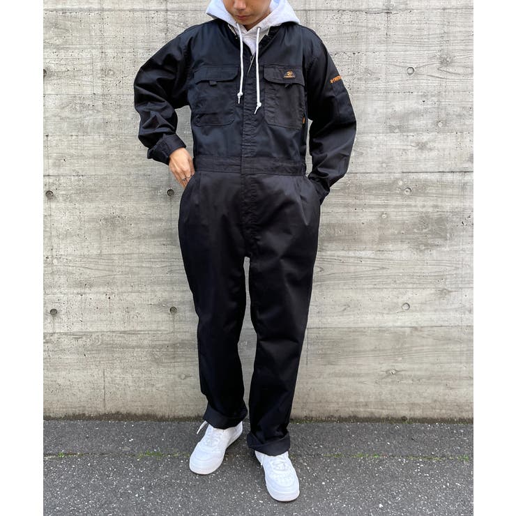 ストリートオーバーオール ジャンプスーツ オールインワンT[品番 ストリートオーバーオール ジャンプスーツ オールインワンT[品番