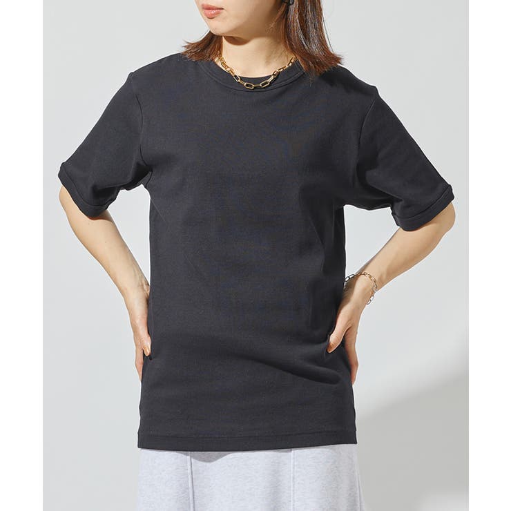 【Hanes】BEEFY リブクルーネックTシャツ HM1-R103 | SETUP7【WOMEN】 | 詳細画像6 